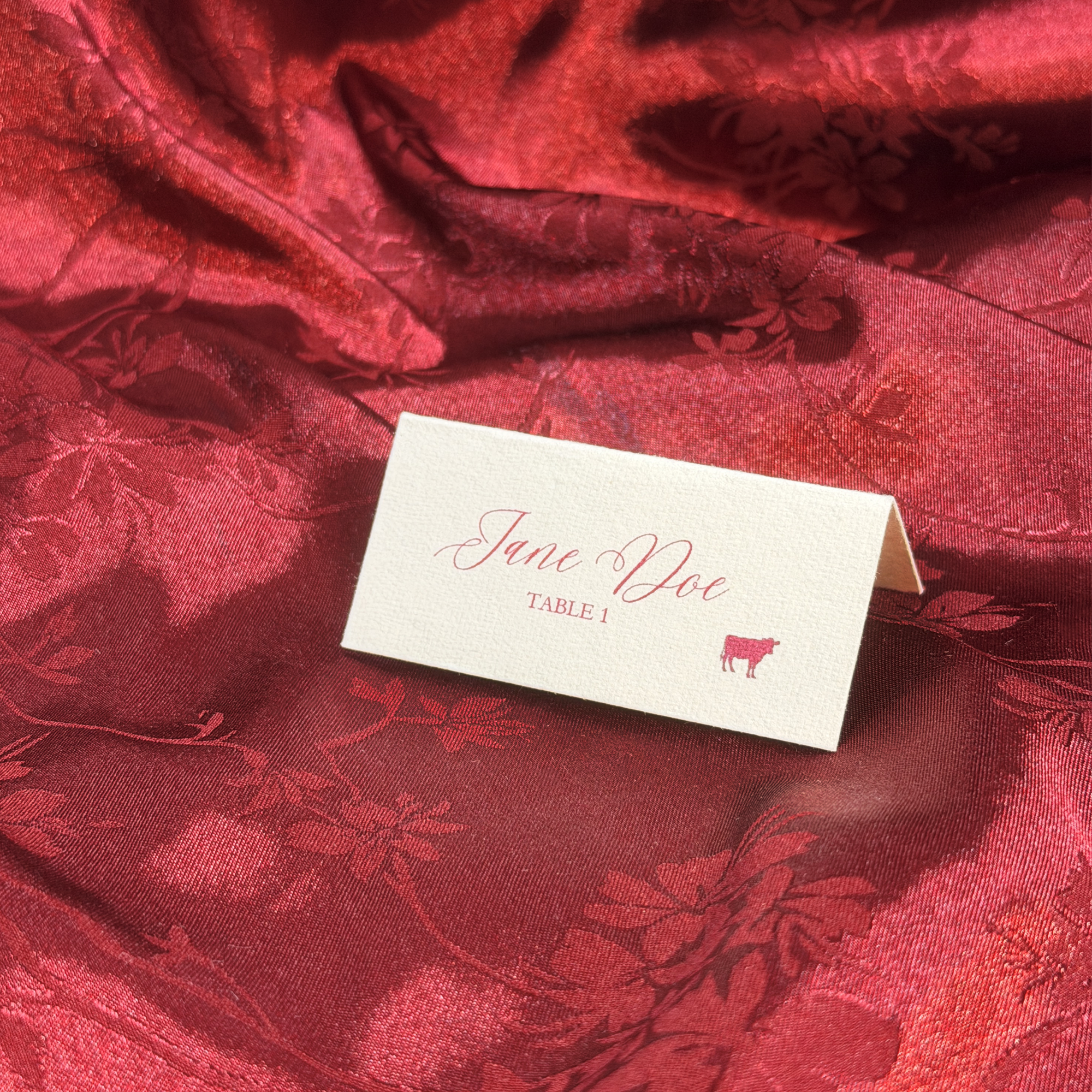 Luna Borderless Name Cards