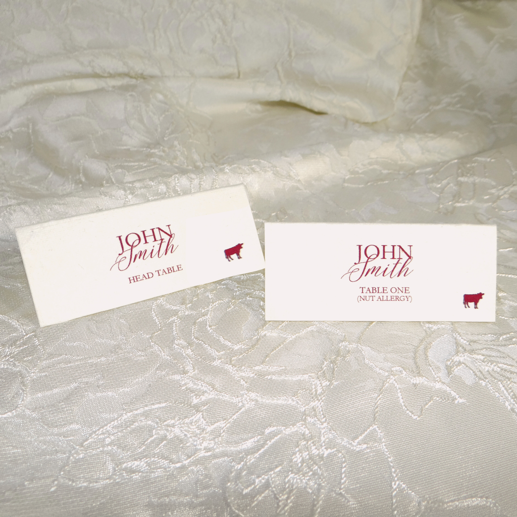 Luna Borderless Name Cards