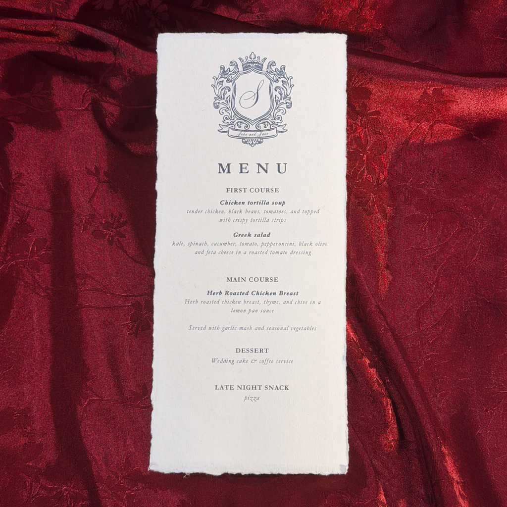 Regal - 2 Menu Variations