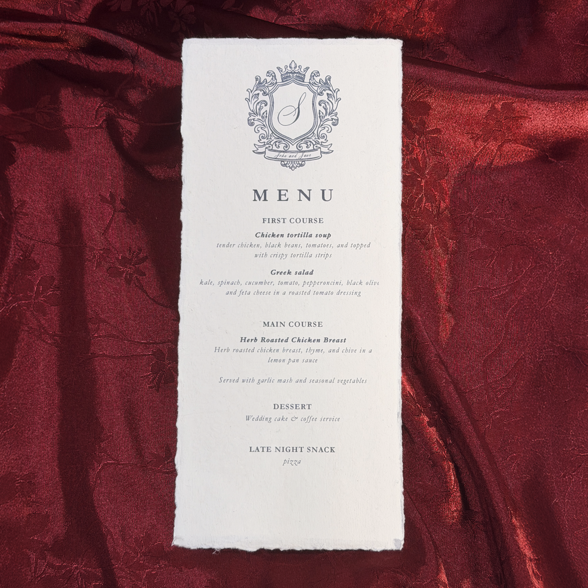 Regal - 2 Menu Variations